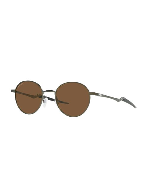 Oakley Black Oo4146 Terrigal 414607 Sunglasses Metal Copper Round Normal for men