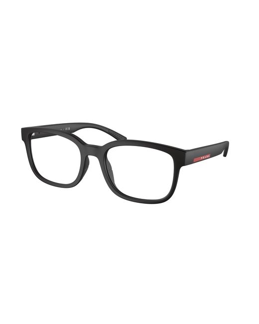 Prada Linea Rossa Black Ps 05Qv Dg01O1 Optical Frames Injected Pillow Normal for men