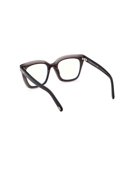Tom Ford Black Ft5880-B 020 Optical Frames Acetate Squared Normal