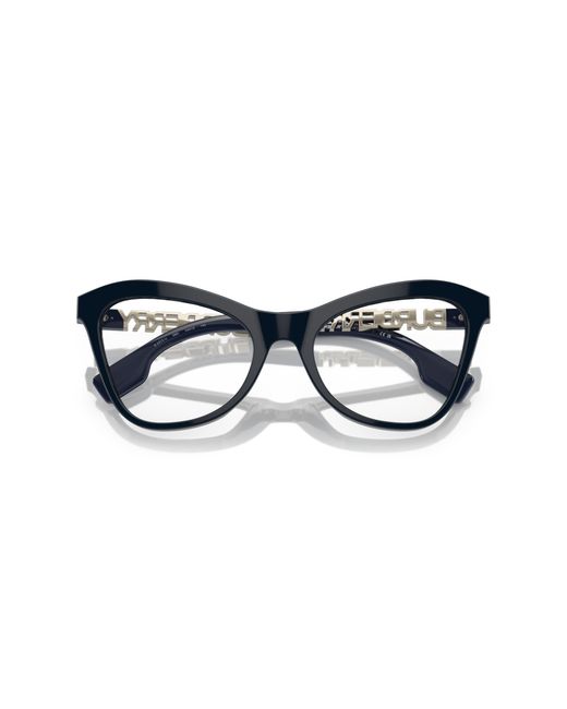 Burberry Black Be2373U Angelica 3961 Optical Frames Acetate Transparent Cat Eye Normal