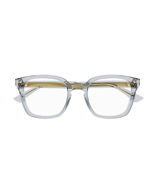 Gucci Black Gg0184O 005 Optical Frames Acetate Transparent Squared