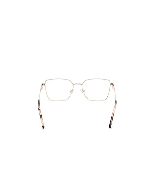 Guess Black Gu50168 059 Optical Frames Metal Geometric Normal