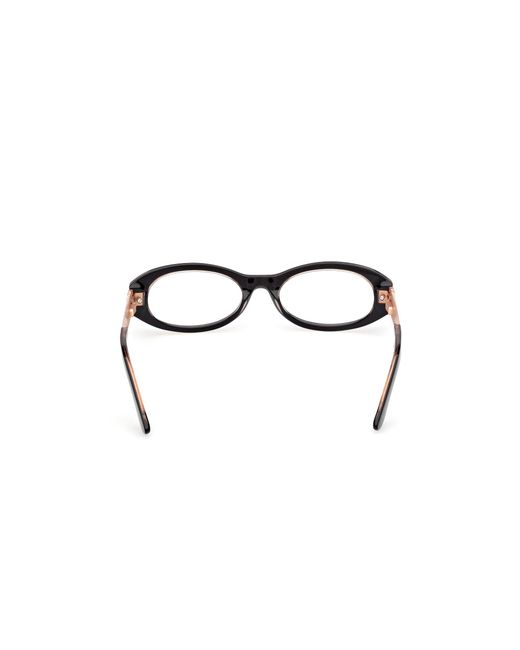 Guess Black Gu50315 001 Optical Frames Acetate Round Normal