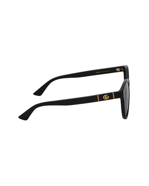 Gucci Black Gg0636Sk 001 Sunglasses Injected Round Normal Shaded