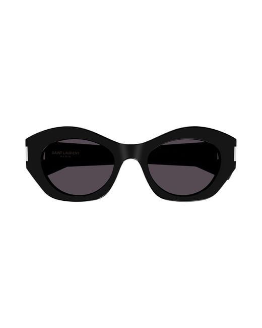 Saint Laurent Black Sl 639 001 Sunglasses Acetate Geometric