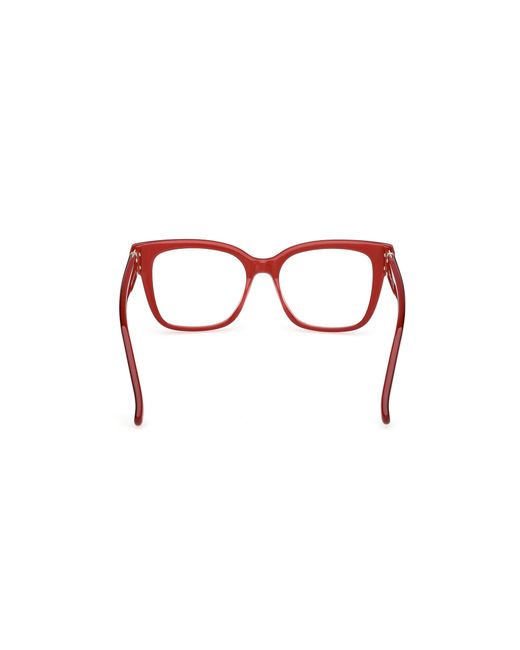 Max Mara Black Mm5206 069 Optical Frames Acetate Squared Normal