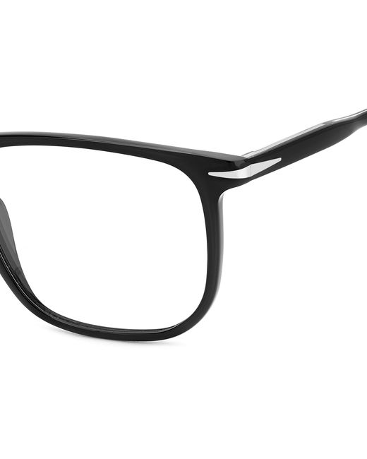 David Beckham Black Db 1141 807 Optical Frames Acetate Squared for men