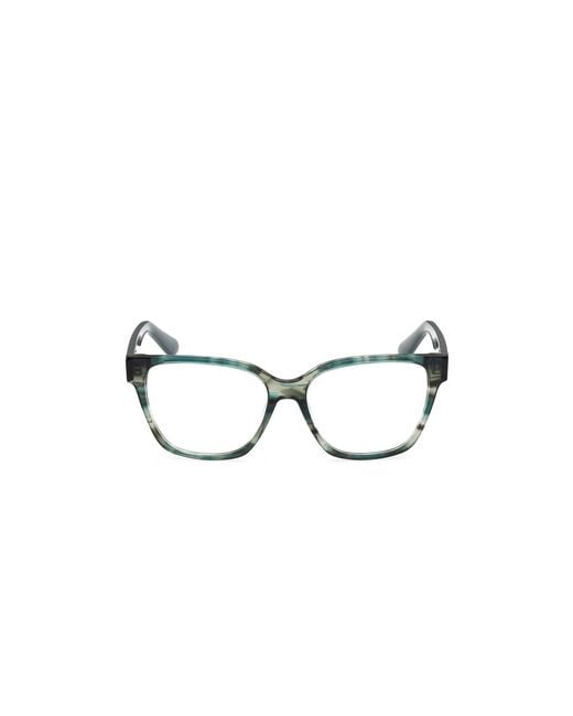 Guess Black Gu50381 98 Optical Frames Acetate Squared Normal