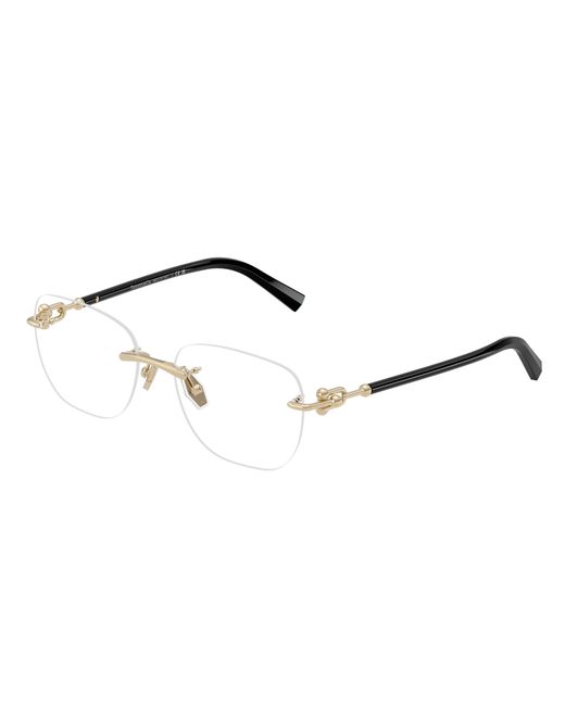 Tiffany & Co Black Tf1170D 6021 Optical Frames Metal Squared Normal
