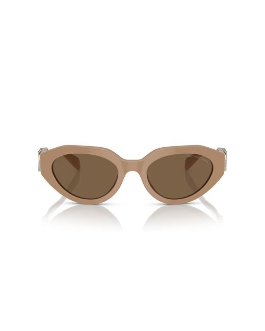 Michael Kors Black Mk2192 Empire Oval 355573 Sunglasses Acetate Round Normal