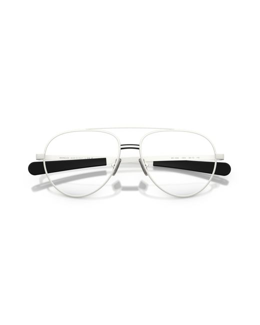 Moncler Black Me1008 1004 Optical Frames Metal Transparent Pilot Normal