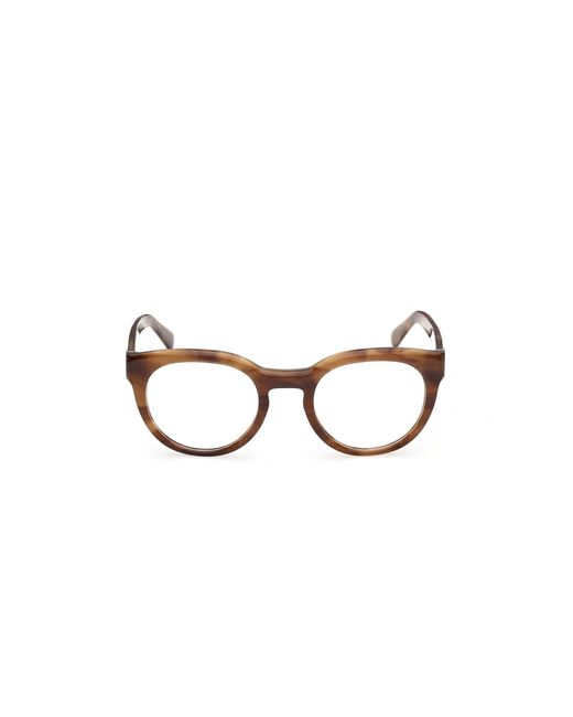Guess Black Gu50366 050 Optical Frames Acetate Round Normal for men