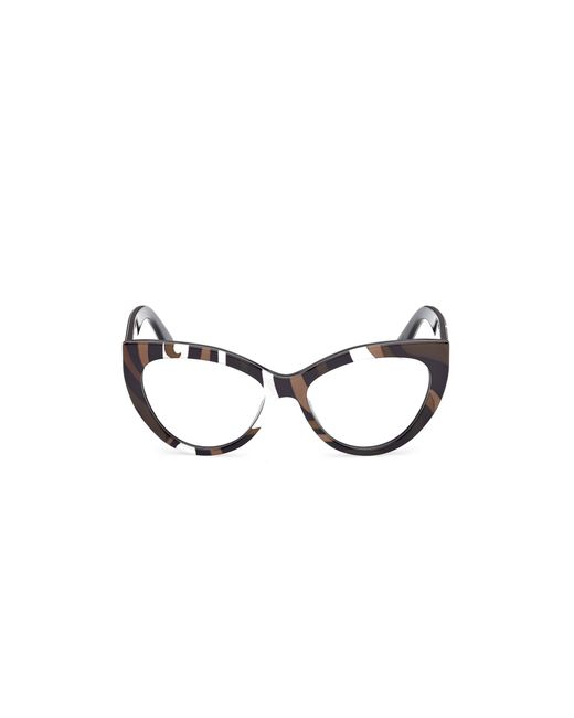 Emilio Pucci Black Ep5266 099 Optical Frames Acetate Cat Eye Normal