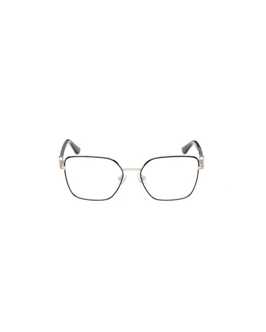 Guess Black Gu50313 001 Optical Frames Metal Squared Normal