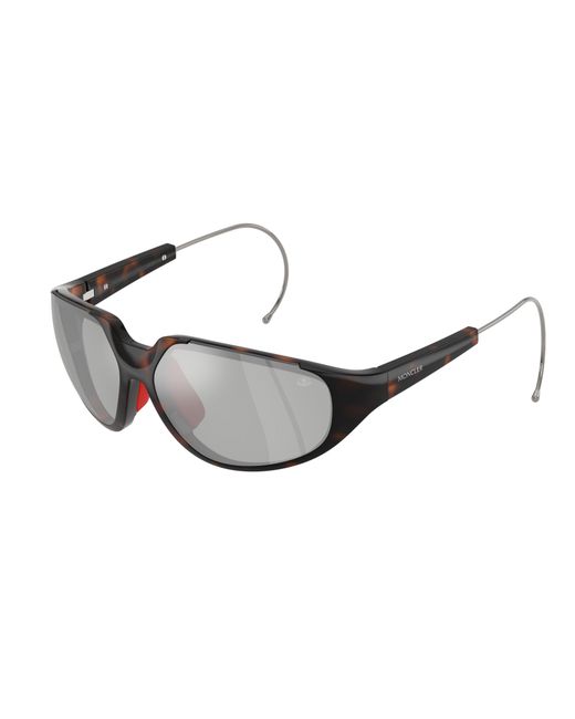Moncler Black Me8008 Laszer 50218V Sunglasses Injected Geometric Normal
