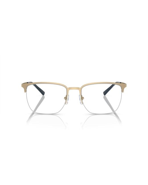 Emporio Armani Black Ea1151 3002 Optical Frames Metal Transparent Pillow Normal for men