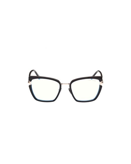 Tom Ford Black Ft5984-B 001 Optical Frames Injected Butterfly Normal