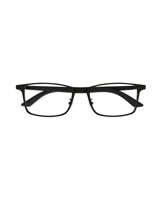 Montblanc Black Mb0361O 001 Optical Frames Metal Transparent Squared for men