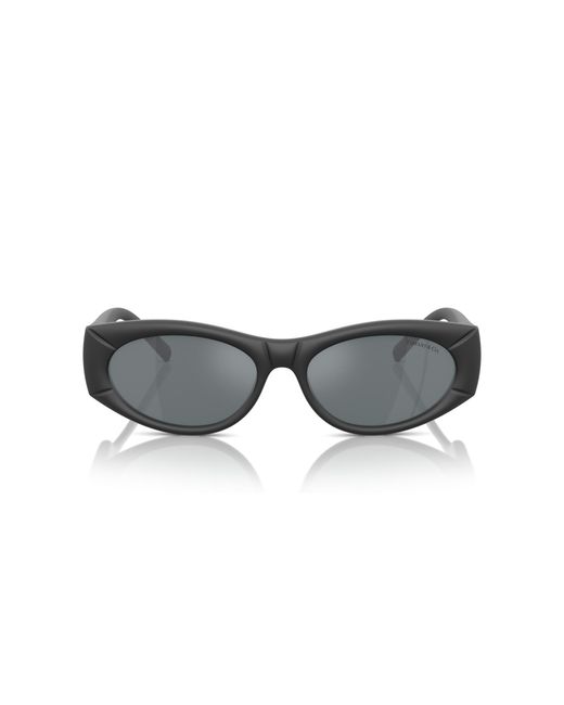 Tiffany & Co Black Tf4222U 84136G Sunglasses Injected Round Mirrored Mirror
