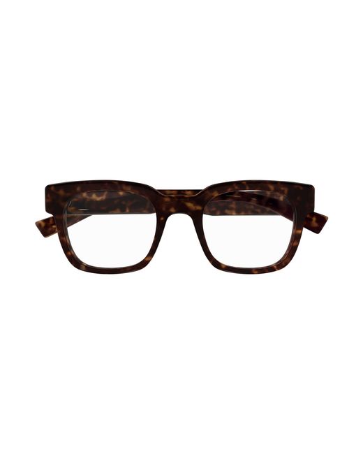 Saint Laurent Black Sl 805 002 Optical Frames Acetate Transparent Round