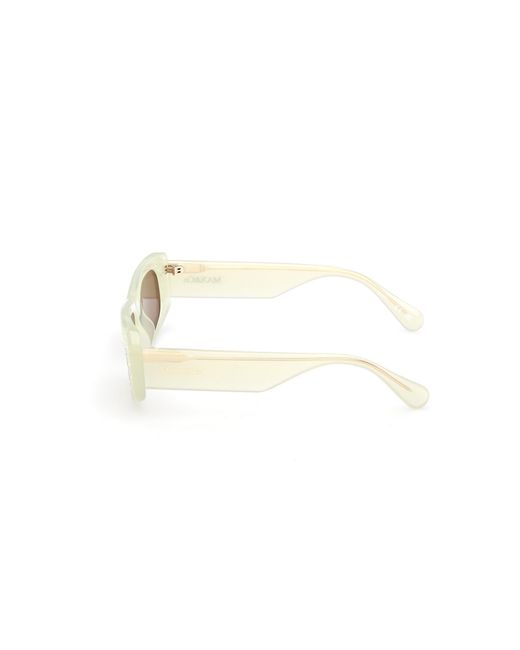 MAX&Co. Black Mo0142 39J Sunglasses Injected Roviex Squared Normal