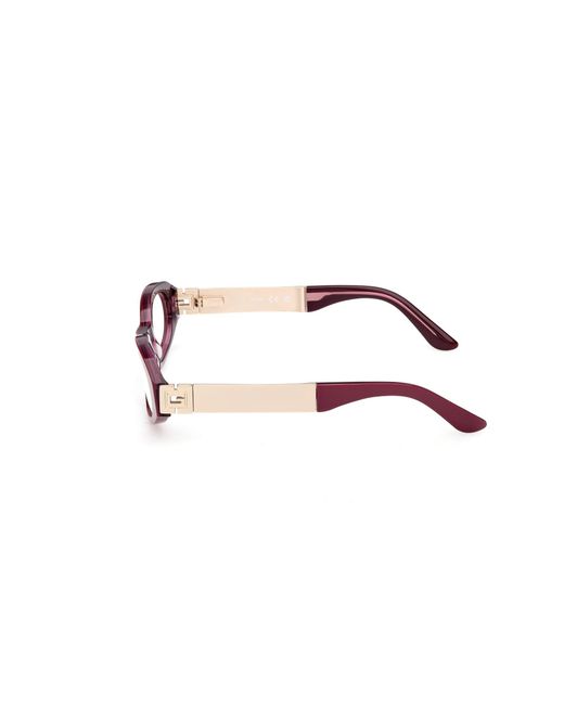Guess Black Gu50315 081 Optical Frames Acetate Round Normal