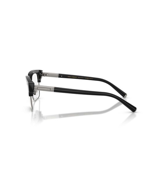Dolce & Gabbana Black Dg4522 501/M3 Sunglasses Acetate Transparent Squared Transitions Photochromatic for men