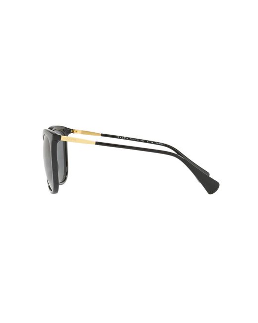 Ralph Lauren Black Ra5248 500181 Sunglasses Injected Butterfly Polarized