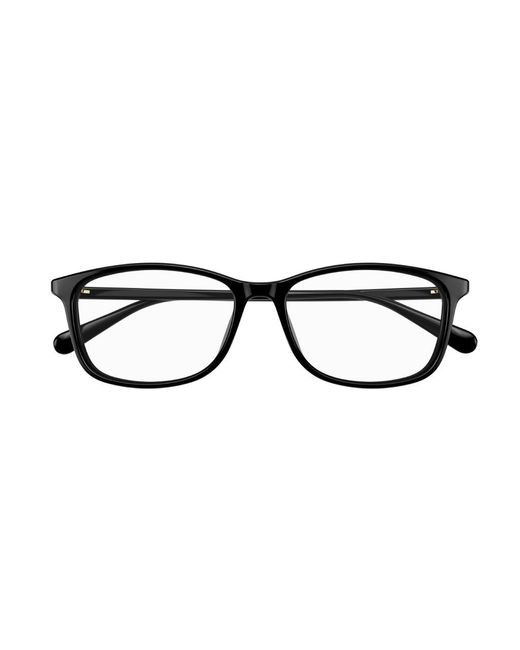 Gucci Black Gg1354Oa 001 Optical Frames Plastic Squared for men