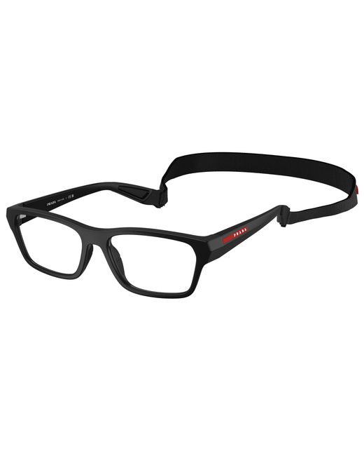 Prada Linea Rossa Black Ps 03Rv 1Bo1O1 Optical Frames Injected Pillow Normal for men