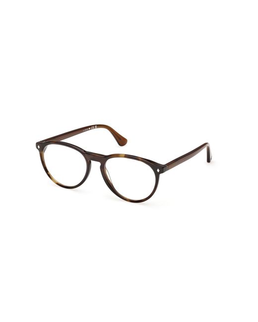 Web Black We5474 056 Optical Frames Acetate Round Normal for men