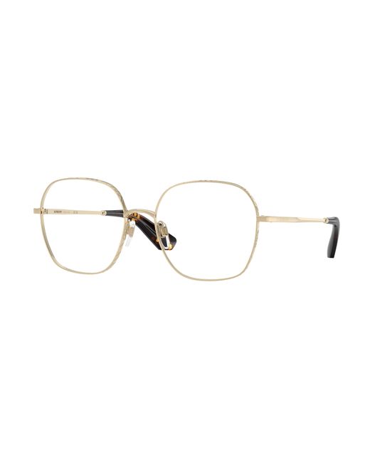 Burberry Black Be1399 1337 Optical Frames Metal Transparent Squared Normal
