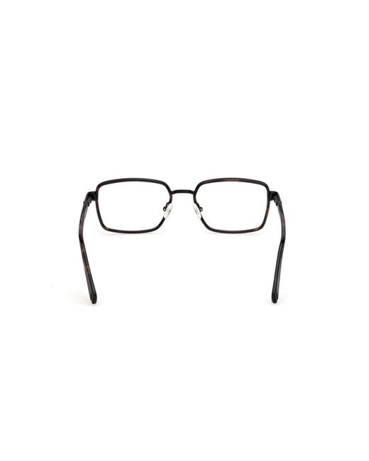 Guess Black Gu50372 052 Optical Frames Metal Squared Normal for men