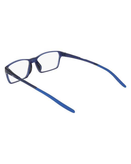Nike Black 7410 410 Optical Frames Bio-Injected Squared Normal for men