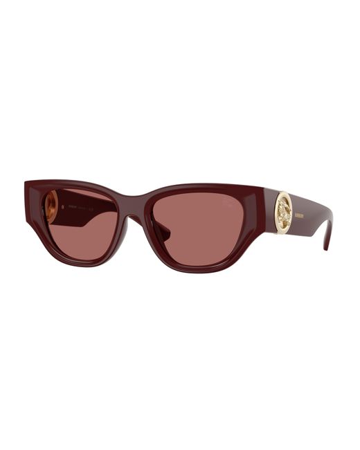 Burberry Black Be4467U 411969 Sunglasses Injected Cat Eye Normal