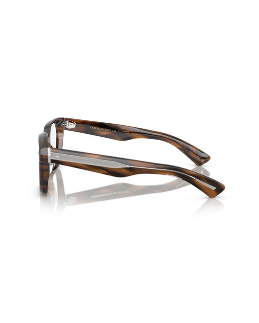 Oliver Peoples Black Ov5570U Alfrey 1794 Optical Frames Acetate Transparent Squared Normal for men