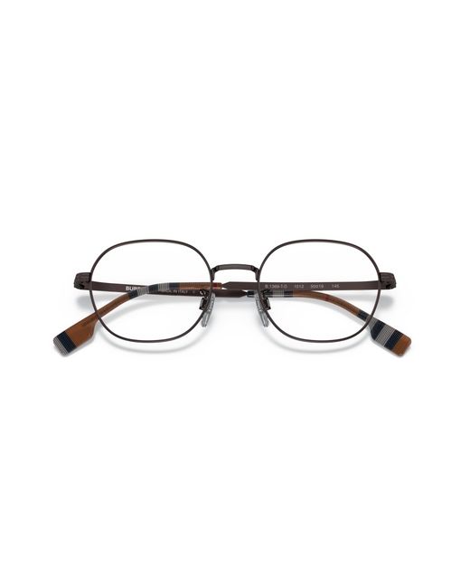 Burberry Black Be1369Td 1012 Optical Frames Titanium Transparent Round Normal for men