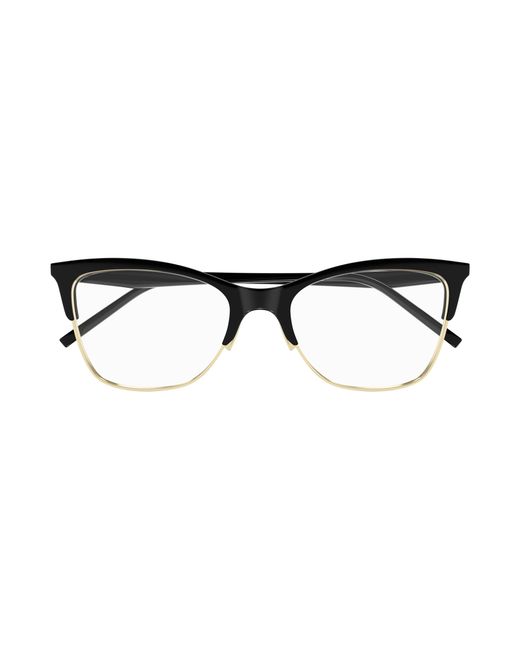 Saint Laurent Black Sl 769 003 Optical Frames Bio-Inject Transparent Cat Eye