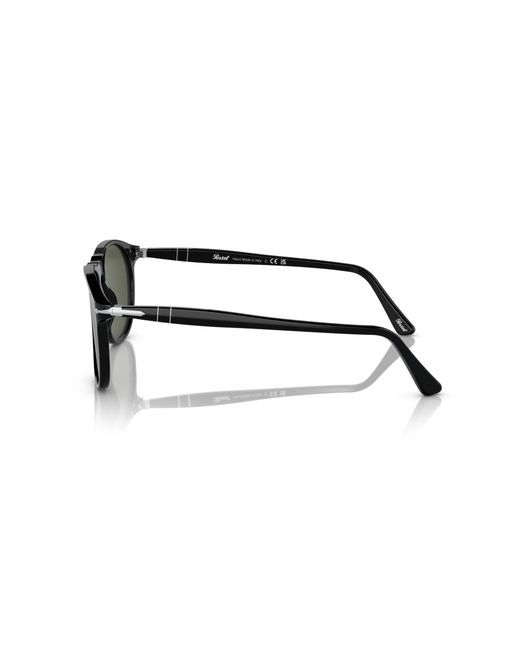 Persol Black Po9649S 95/31 Sunglasses Plastic Pilot Normal for men