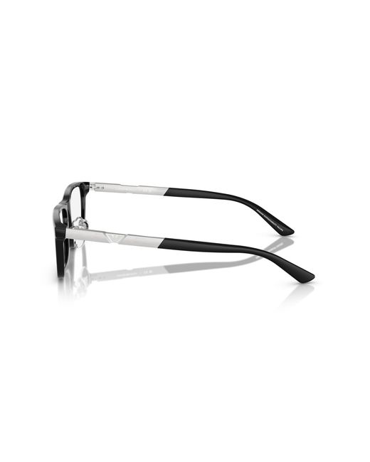 Emporio Armani Black Ea3251D 5017 Optical Frames Acetate Squared Normal for men