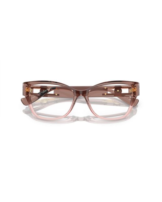Versace Black Ve3347 5435 Optical Frames Acetate Pillow Normal