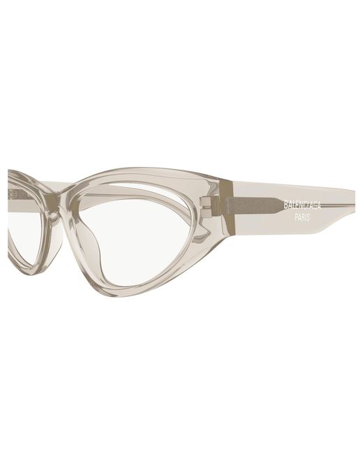 Balenciaga Black Bb0391O 003 Optical Frames Acetate Transparent Cat Eye