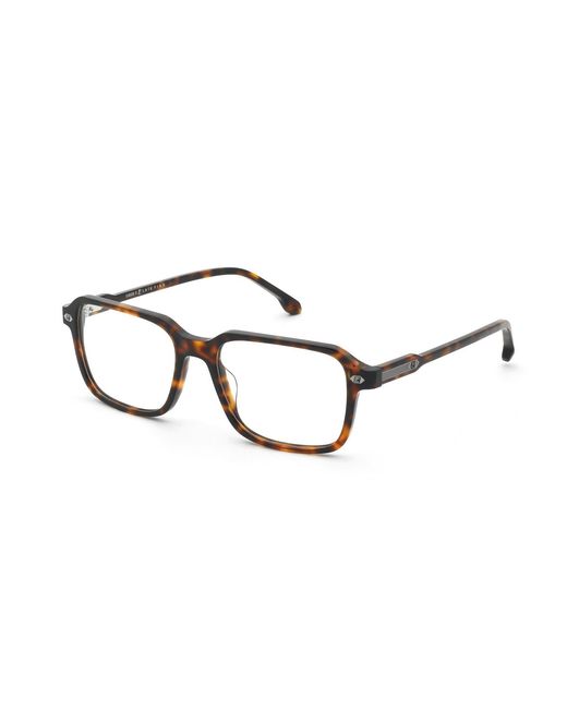 Lozza Black Vl4412 Occh.Vista Luis Figo 06Ne Optical Frames Acetate Squared for men