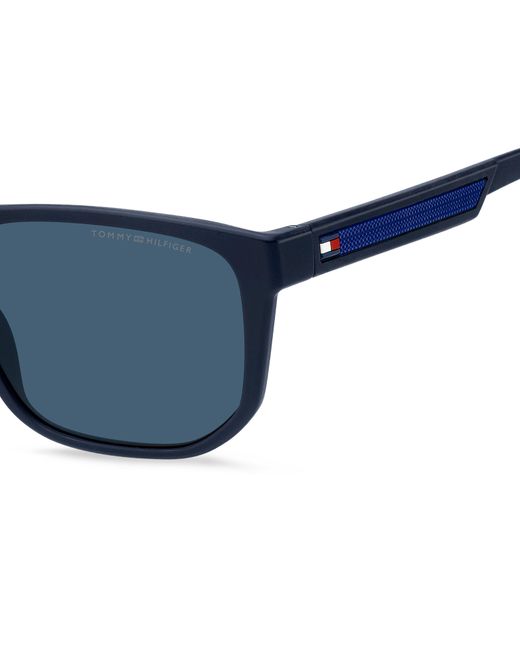 Tommy Hilfiger Black Th 2200/S Pjp/Ku Sunglasses Eco-Poliame Squared Normal for men
