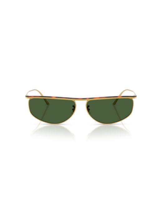 Oliver Peoples Green Ov1367S 1986C 533271 Sunglasses Steel Geometric Normal