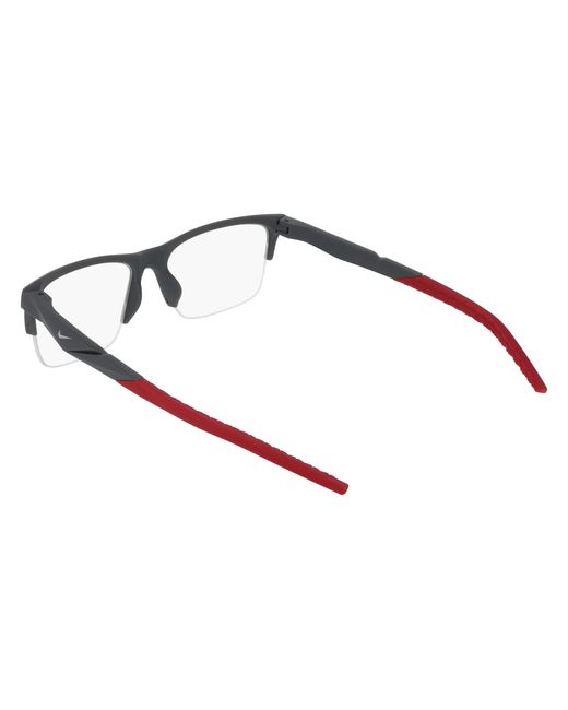 Nike Black 7279 033 Optical Frames Bio-Injected Squared Normal for men