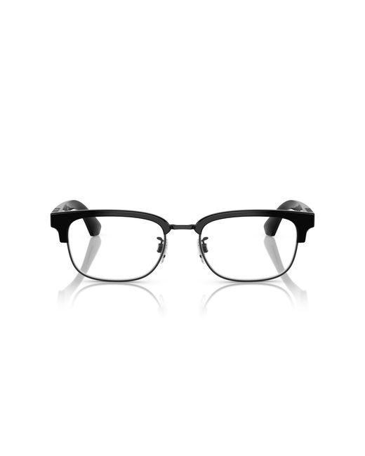 Burberry Black Be2424D 3001 Optical Frames Injected Squared Normal for men