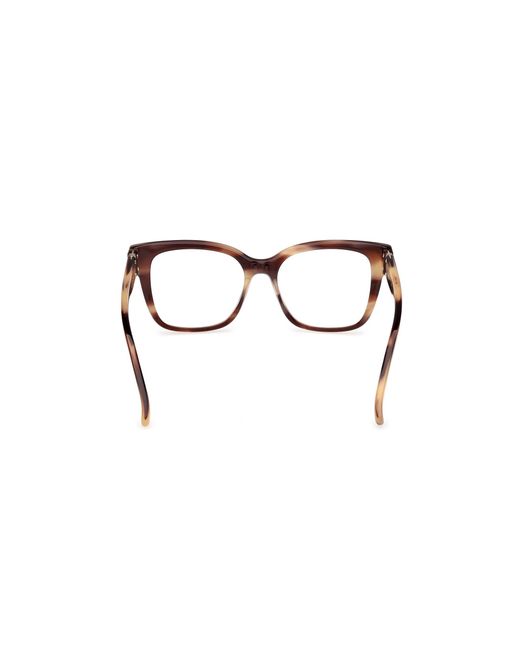 Max Mara Black Mm5206 047 Optical Frames Acetate Squared Normal