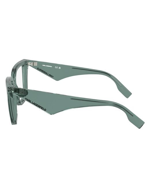 Karl Lagerfeld Green Kl6194 336 Optical Frames Bio-Inject Squared Normal