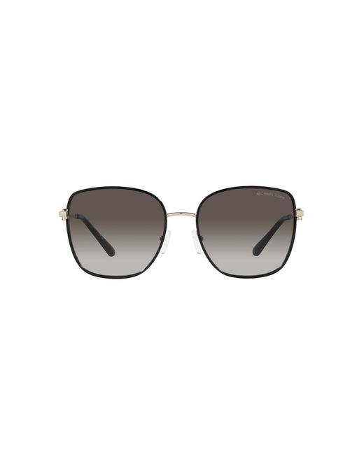 Michael Kors Black Mk1129J Empire Square 2 10148G Sunglasses Metal Squared Normal Shaded
